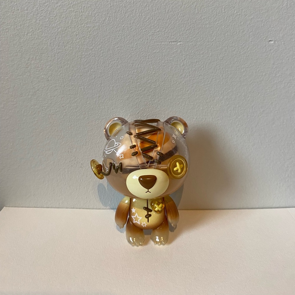 Raggedy Teddy Bear Saturn Figurine
